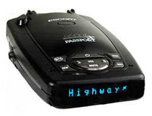Escort Passport 9500ix GPS radar detector