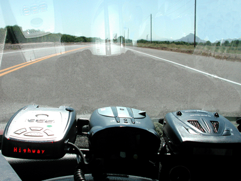 BEL (Beltronics) Vector 955, Cobra XRS 9950, Whistler XTR-695 radar
detectors